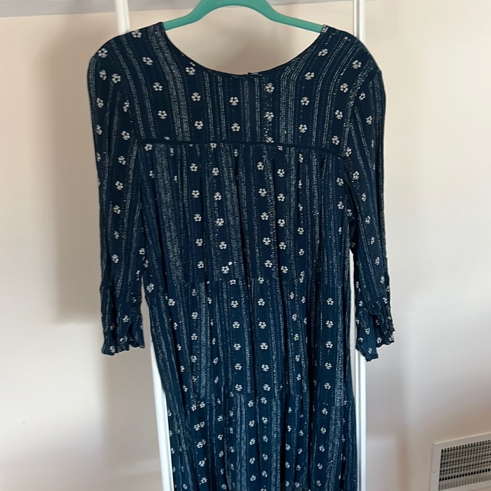Blue Rain long sleeved dress - size M